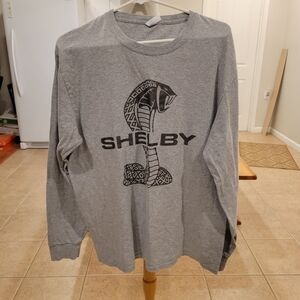 🚘EUC~SHELBY COBRA GRAPHIC LONG SLEEVE TEE